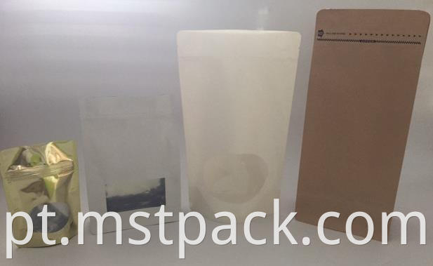 Kraft Paper Bag With Zipper